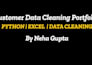 clean and organise excel or CSV data